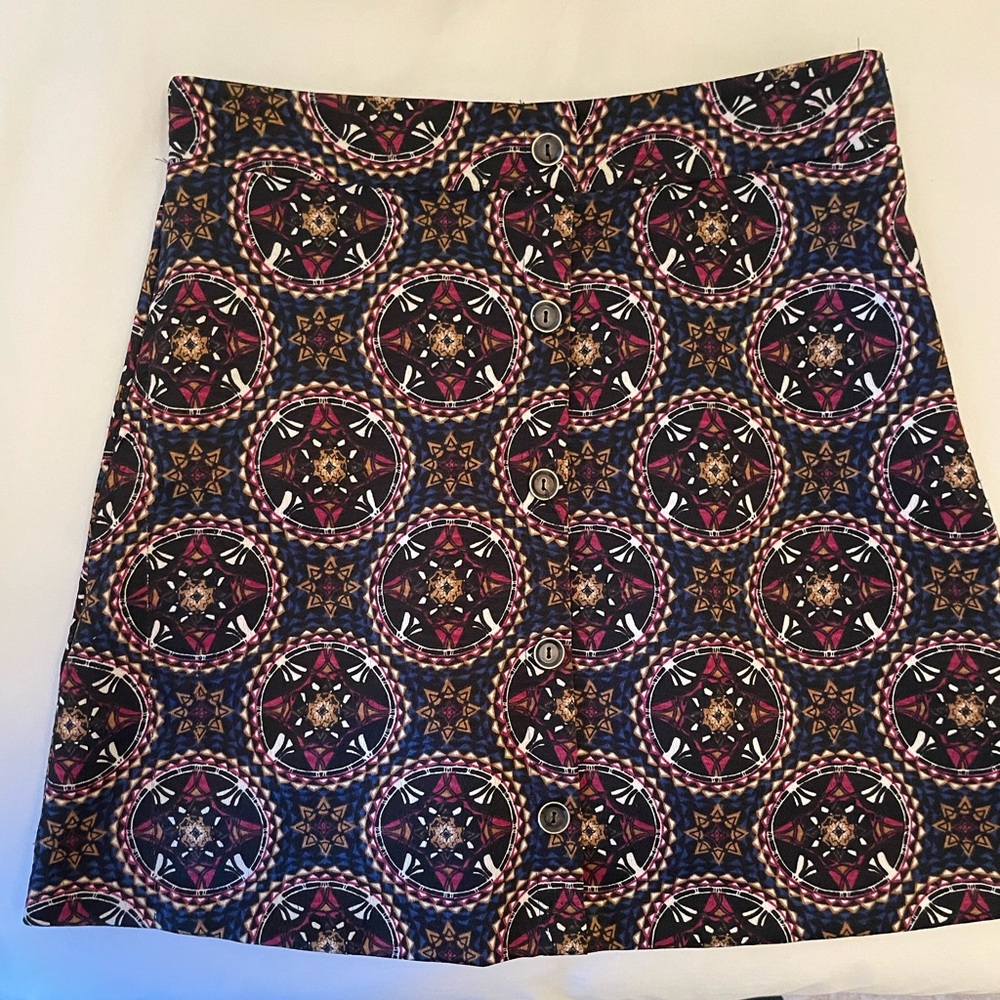 Lush/Nordstrom Floral Fall Skirt